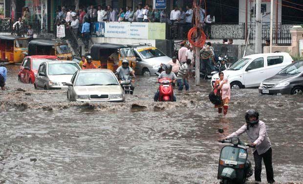Heavy rains continue to lash out Hyderabad City