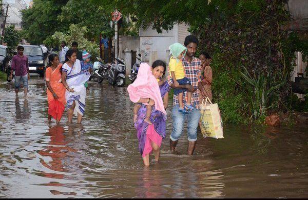 Heavy rains continue to lash out Hyderabad City