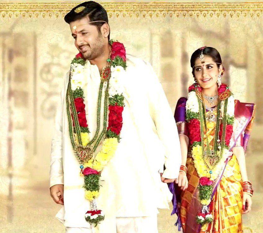 Here are the beautiful working stills from Srinivasa Kalyanam