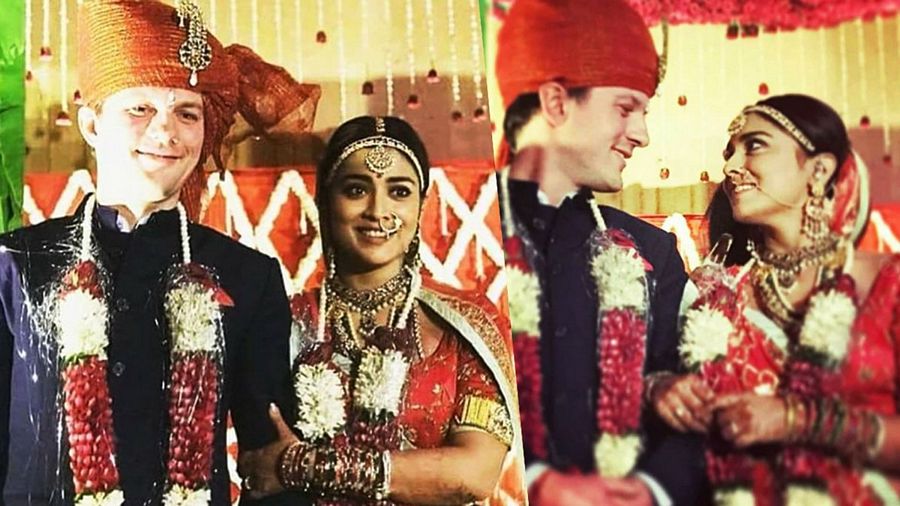 Here are the pics of Shriya Saran wedding with Andrei Koscheev