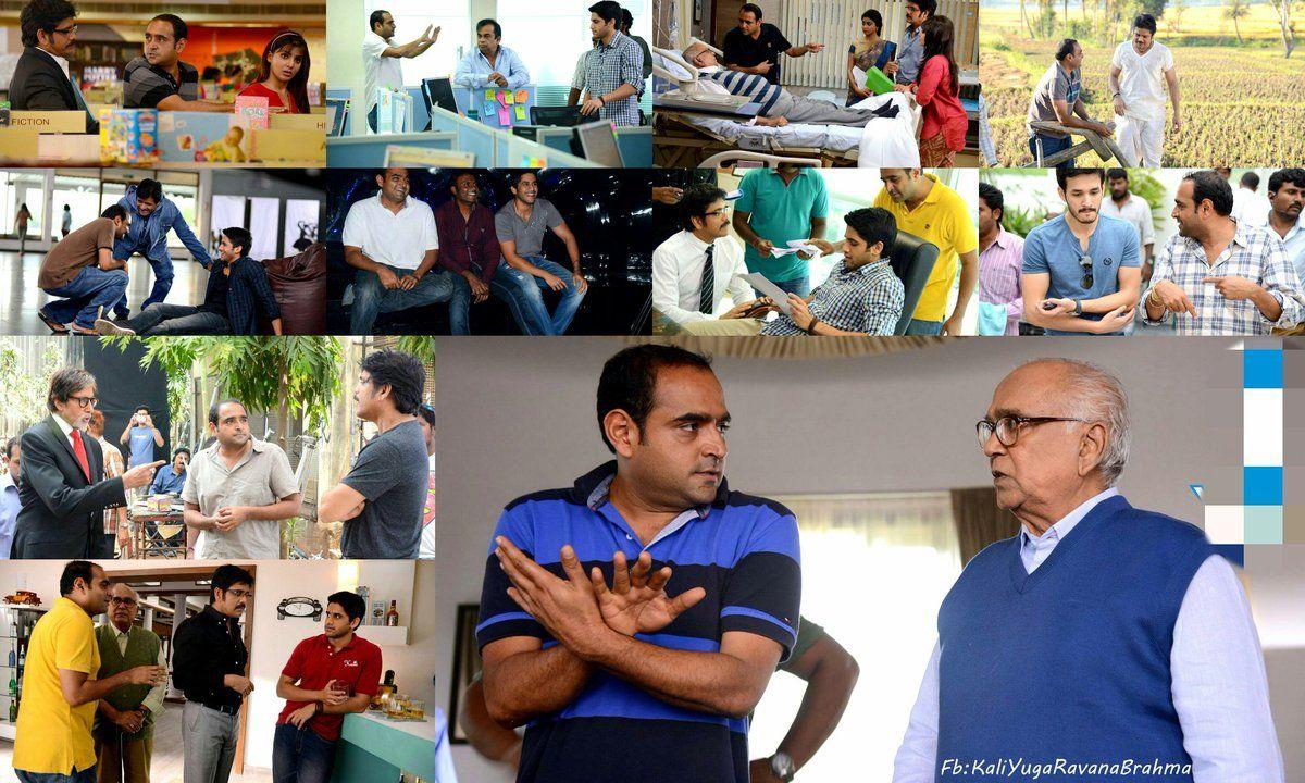 Here's an unseen Manam Movie posters from the sets!