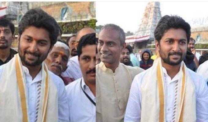 Hero Nani Visits Tirumala with Family Photos