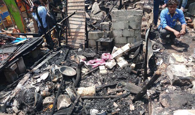 Huge Fire Accident At Madhapur Photos
