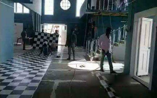 Huge House Sets For Katamarayudu Photos