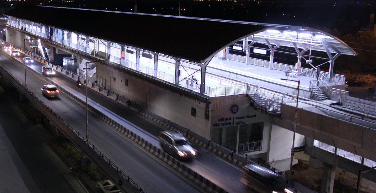 Hyderabad Metro Beautification Works Attracts City People