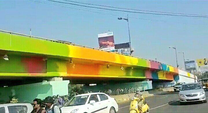 Hyderabad Metro Beautification Works Attracts City People