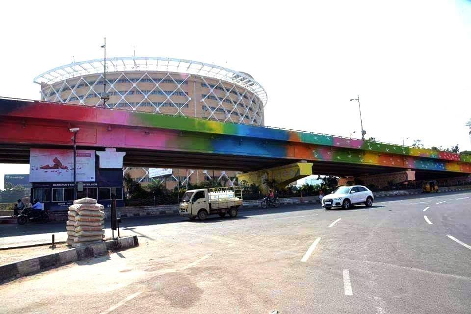 Hyderabad Metro Beautification Works Attracts City People