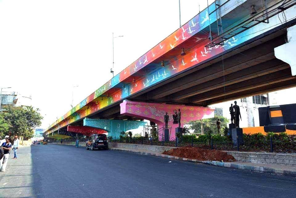 Hyderabad Metro Beautification Works Attracts City People