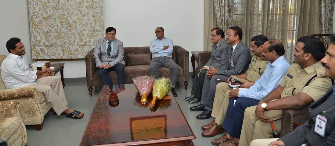 IAS and IPS Officers meeting with New CM of AP Jagan Mohan Reddy Garu