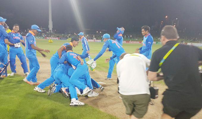 INDIA Win 2018 Under-19 Cricket World Cup Photos
