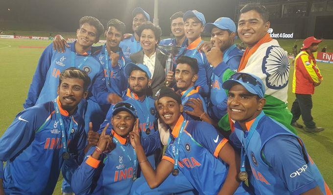 INDIA Win 2018 Under-19 Cricket World Cup Photos