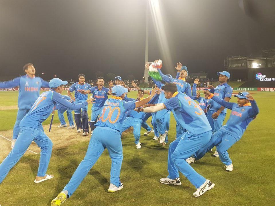 INDIA Win 2018 Under-19 Cricket World Cup Photos