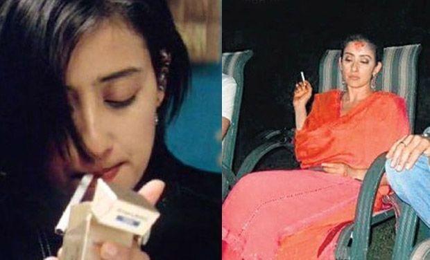 Indian Actress Caught Smoking & Drinking in Real Life Photos
