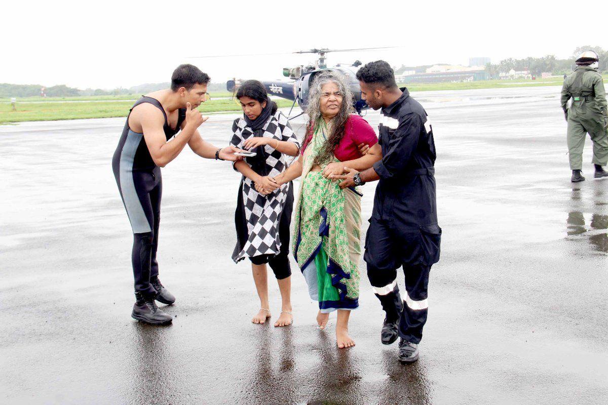 Indian Army & Local Fishermen’s out there in Kerala for rescuing hundreds of life