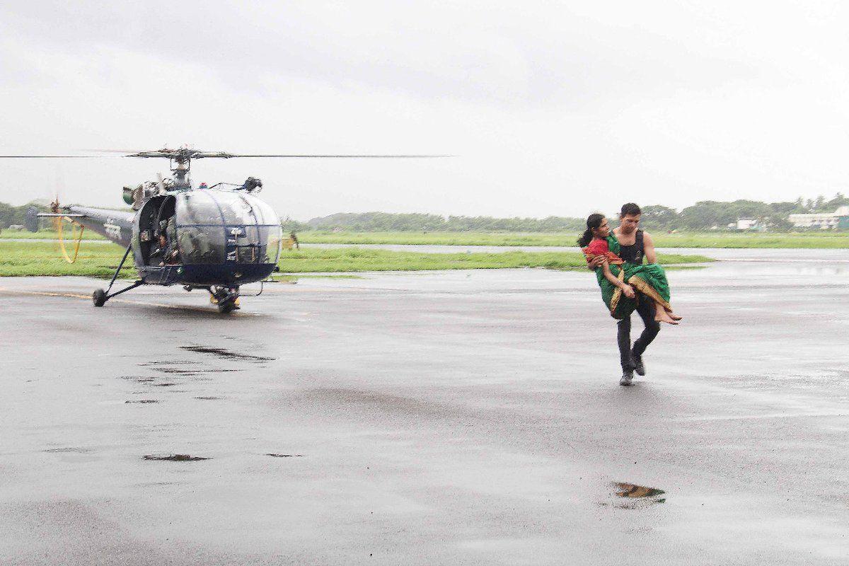 Indian Army & Local Fishermen’s out there in Kerala for rescuing hundreds of life