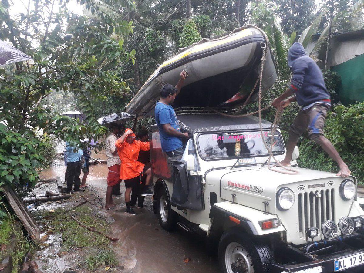 Indian Army & Local Fishermen’s out there in Kerala for rescuing hundreds of life