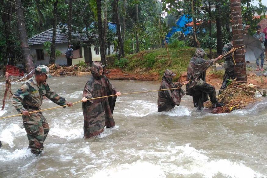 Indian Army & Local Fishermen’s out there in Kerala for rescuing hundreds of life