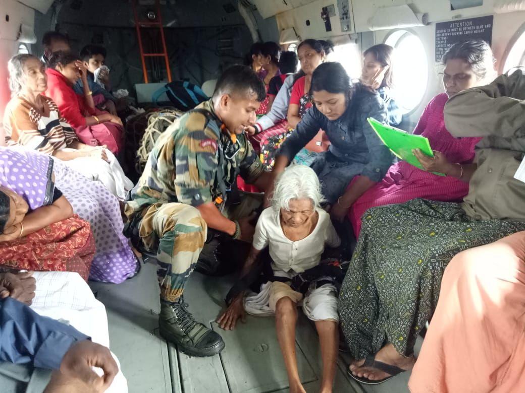 Indian Army & Local Fishermen’s out there in Kerala for rescuing hundreds of life
