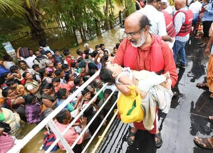 Indian Army & Local Fishermen’s out there in Kerala for rescuing hundreds of life