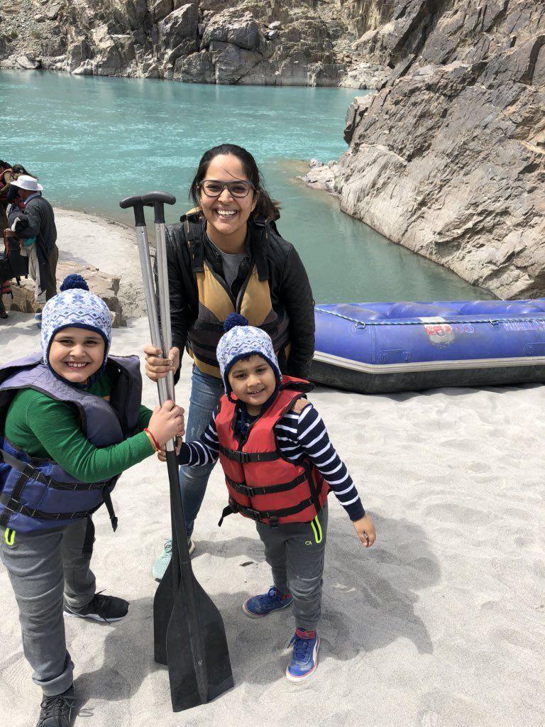 It's vacation time for Anchor Anasuya and Family Unseen Photos