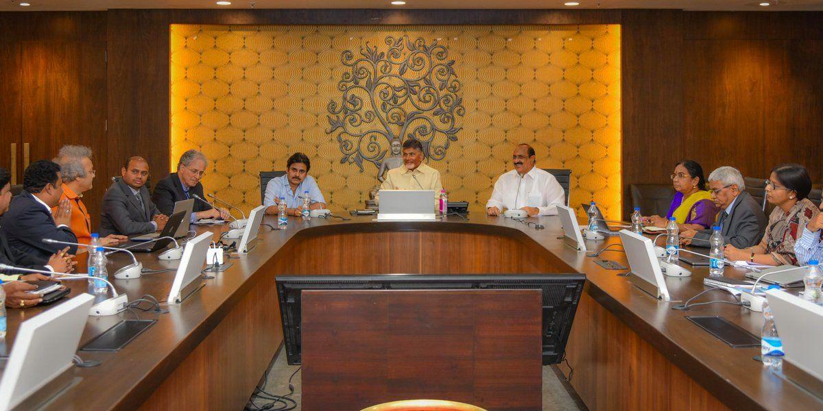 JANASENA CHIEF IN VIJAYAWADA with Harvard Doctors and Hon'ble CM