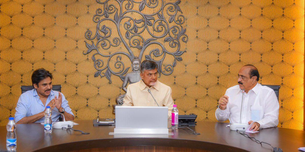 JANASENA CHIEF IN VIJAYAWADA with Harvard Doctors and Hon'ble CM