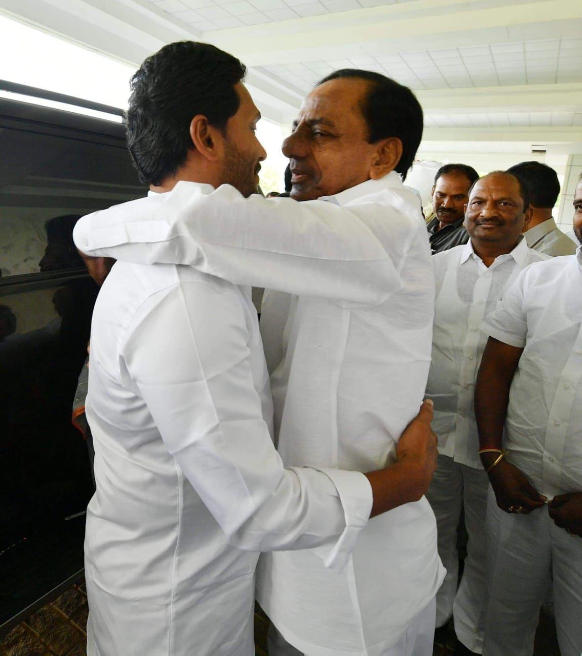 Jagan Mohan Reddy Meets KCR and KTR