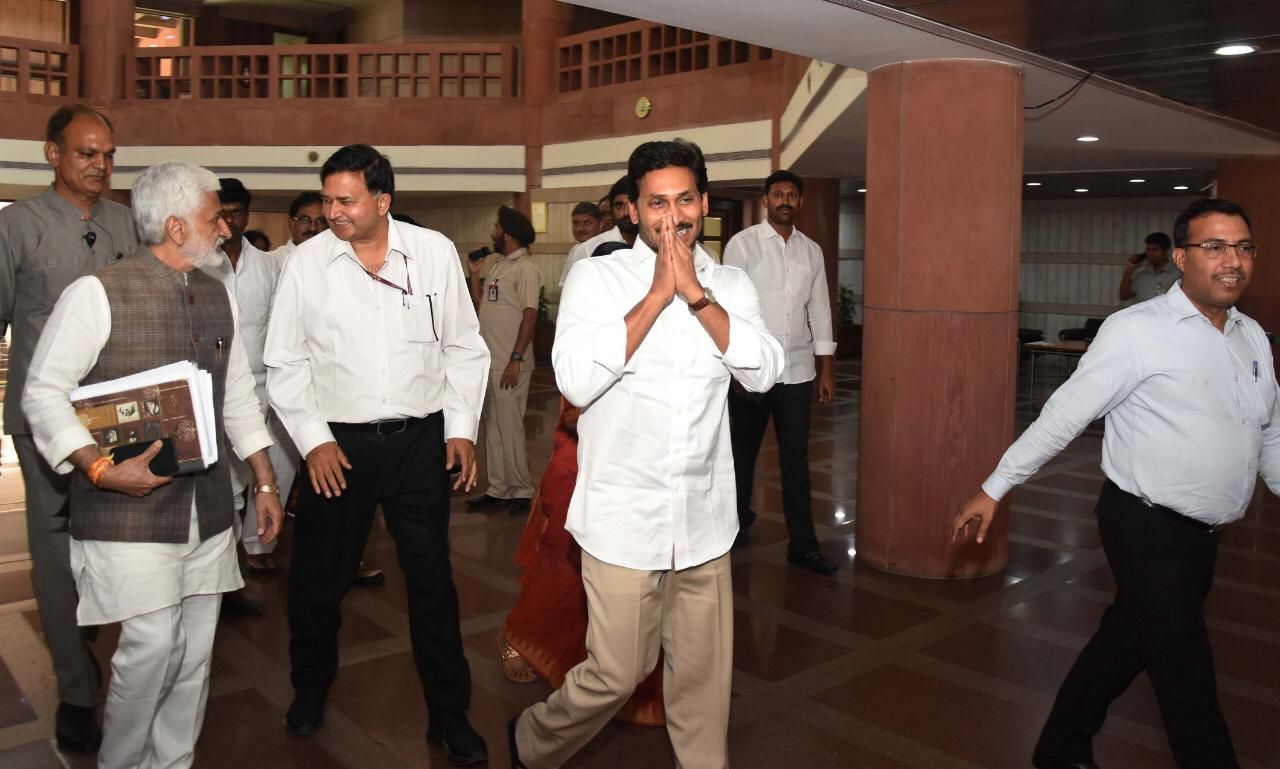 Jagan Photos with Vearious parties heads and PM Vissuals