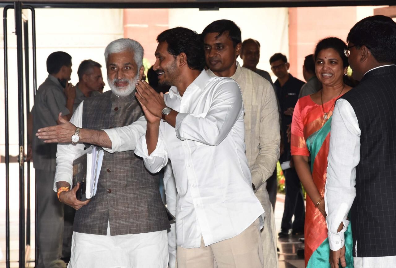 Jagan Photos with Vearious parties heads and PM Vissuals