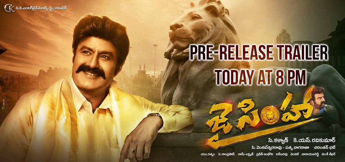 Jai Simha Movie Pre Release Function Posters