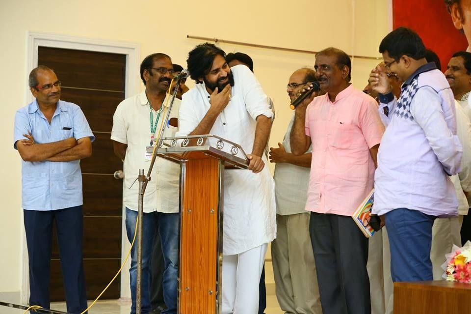 JanaSena Chief Pawan Kalyan Meeting with Lecturers & Chamber of Commerce Members