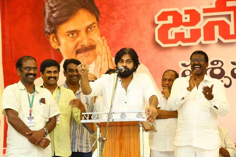 JanaSena Chief Pawan Kalyan Meeting with Lecturers & Chamber of Commerce Members