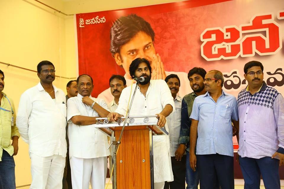 JanaSena Chief Pawan Kalyan Meeting with Lecturers & Chamber of Commerce Members