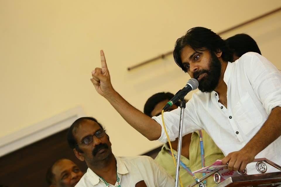 JanaSena Chief Pawan Kalyan Meeting with Lecturers & Chamber of Commerce Members