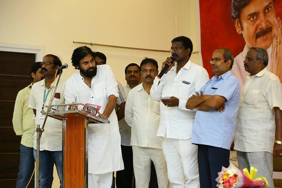 JanaSena Chief Pawan Kalyan Meeting with Lecturers & Chamber of Commerce Members