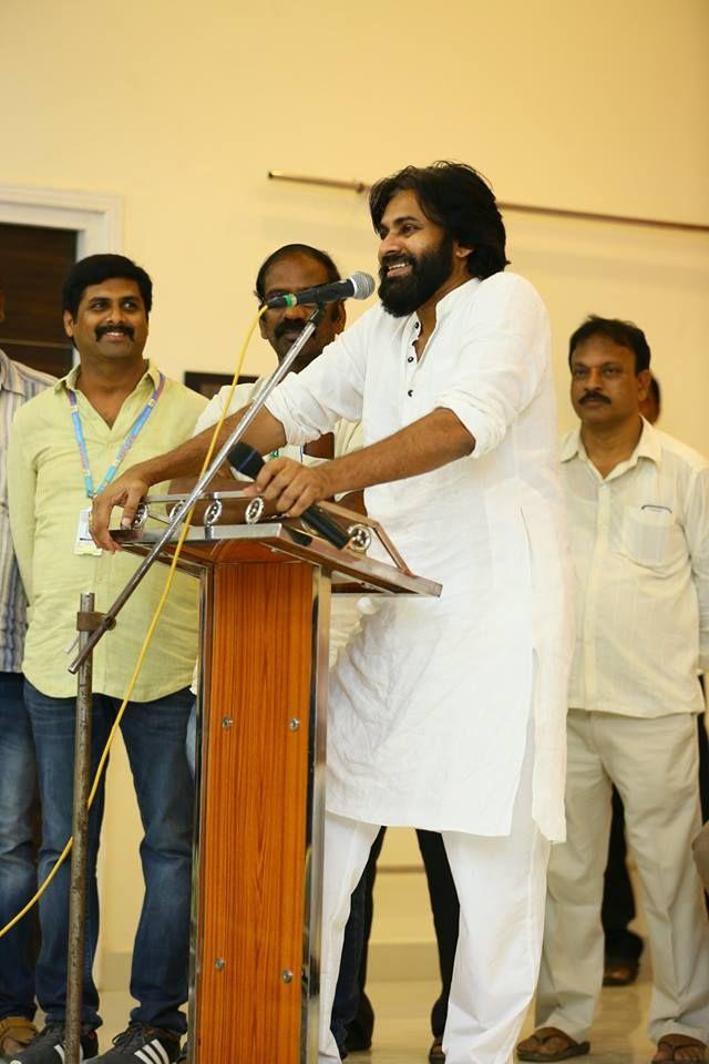 JanaSena Chief Pawan Kalyan Meeting with Lecturers & Chamber of Commerce Members