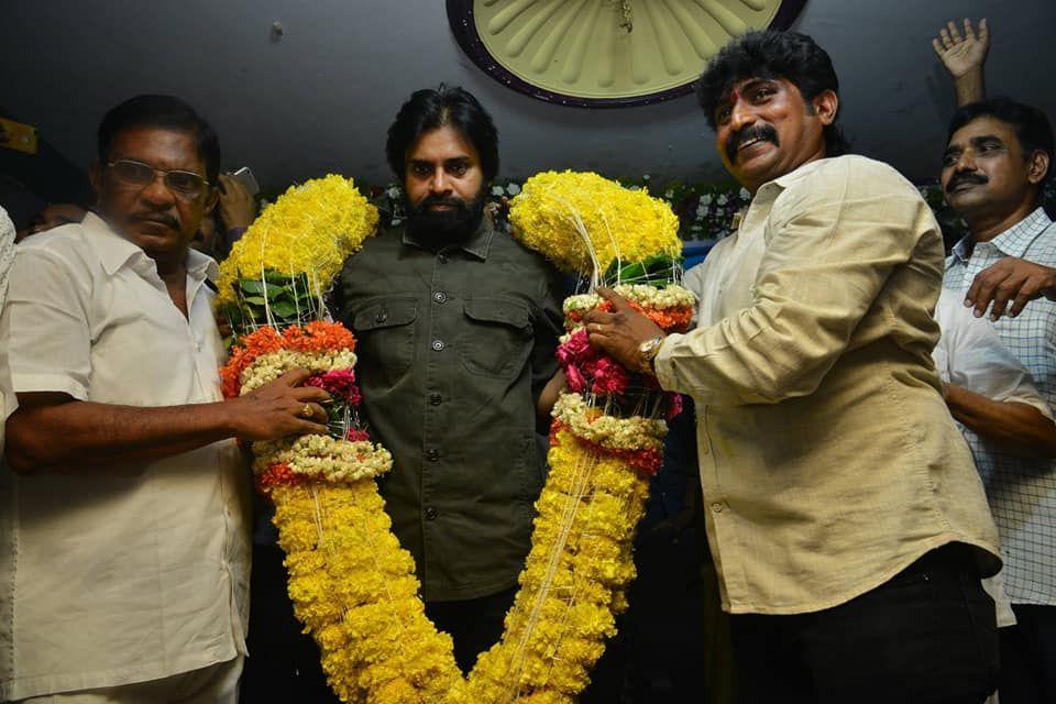 JanaSena Chief Pawan Kalyan Met Dadi Veerabhadra Rao at Anakapally