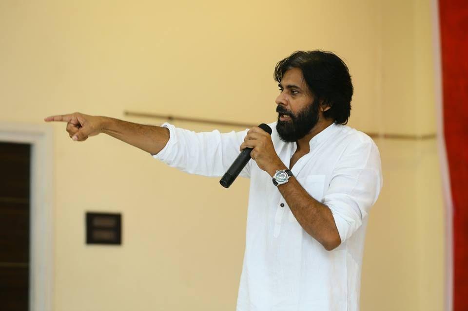 JanaSena Chief Pawan Kalyan Porata Yatra at Bhimavaram Photos