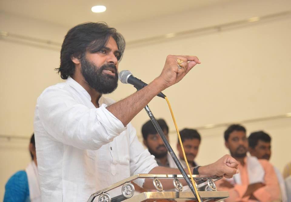 JanaSena Chief Pawan Kalyan Porata Yatra at Bhimavaram Photos