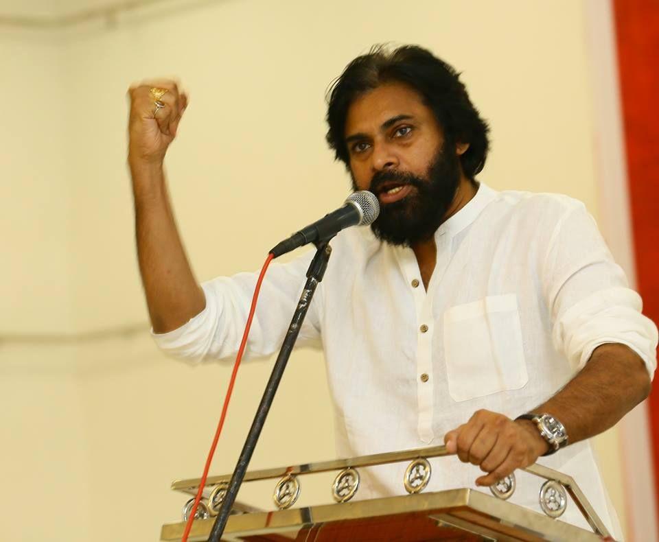 JanaSena Chief Pawan Kalyan Porata Yatra at Bhimavaram Photos