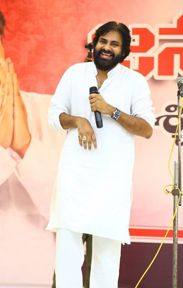 JanaSena Chief Pawan Kalyan Porata Yatra at Bhimavaram Photos