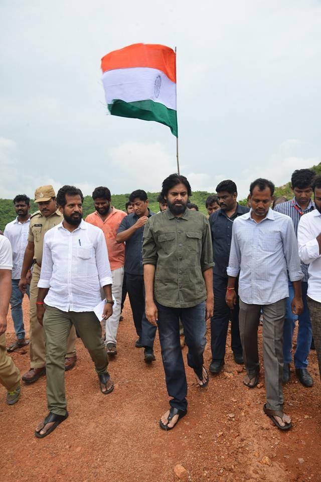 JanaSena Chief Pawan Kalyan Visit to IT Center Area Photos