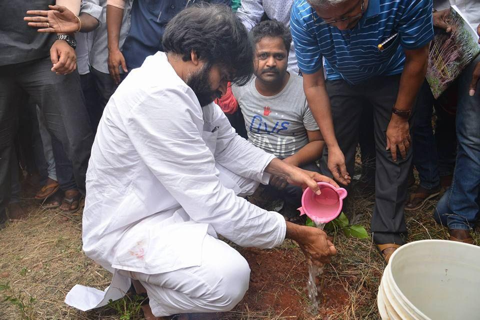 JanaSena Chief Pawan Kalyan With Sompeta Power Plant Victims
