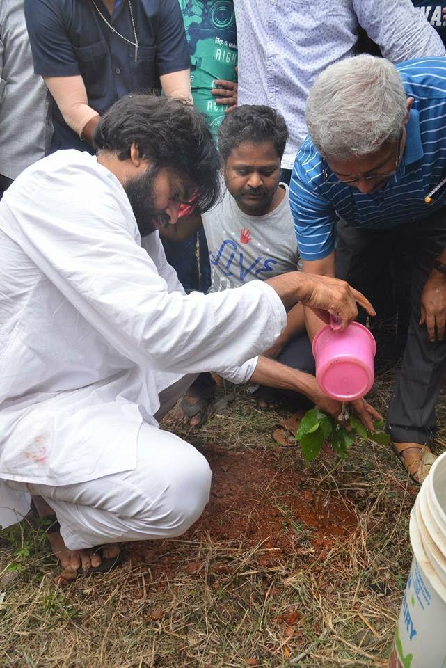 JanaSena Chief Pawan Kalyan With Sompeta Power Plant Victims