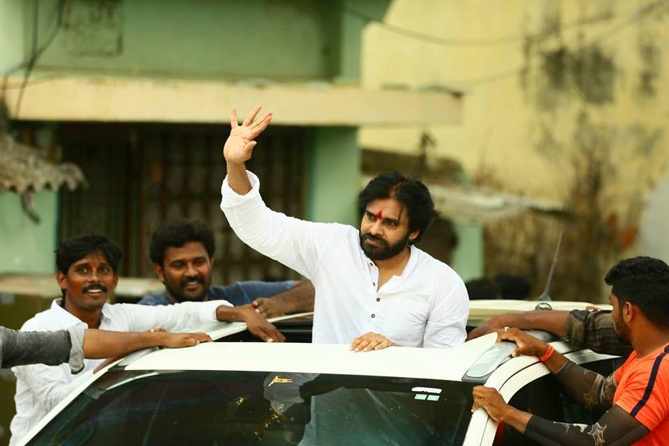 JanaSena Chief Pawan Kalyan With Sompeta Power Plant Victims