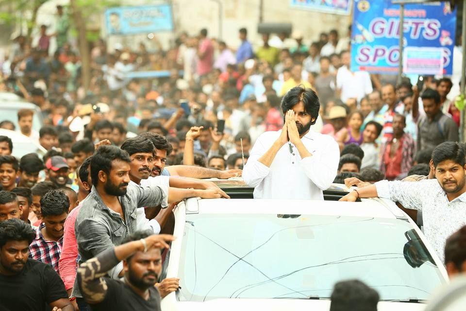 JanaSena Chief Pawan Kalyan With Sompeta Power Plant Victims