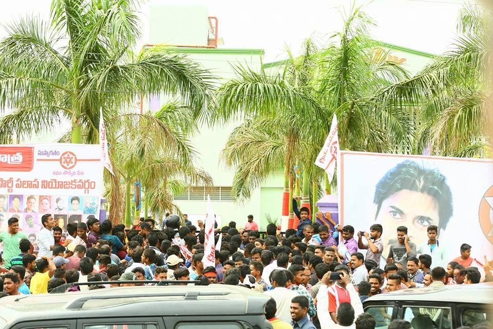 JanaSena Chief Pawan Kalyan With Sompeta Power Plant Victims