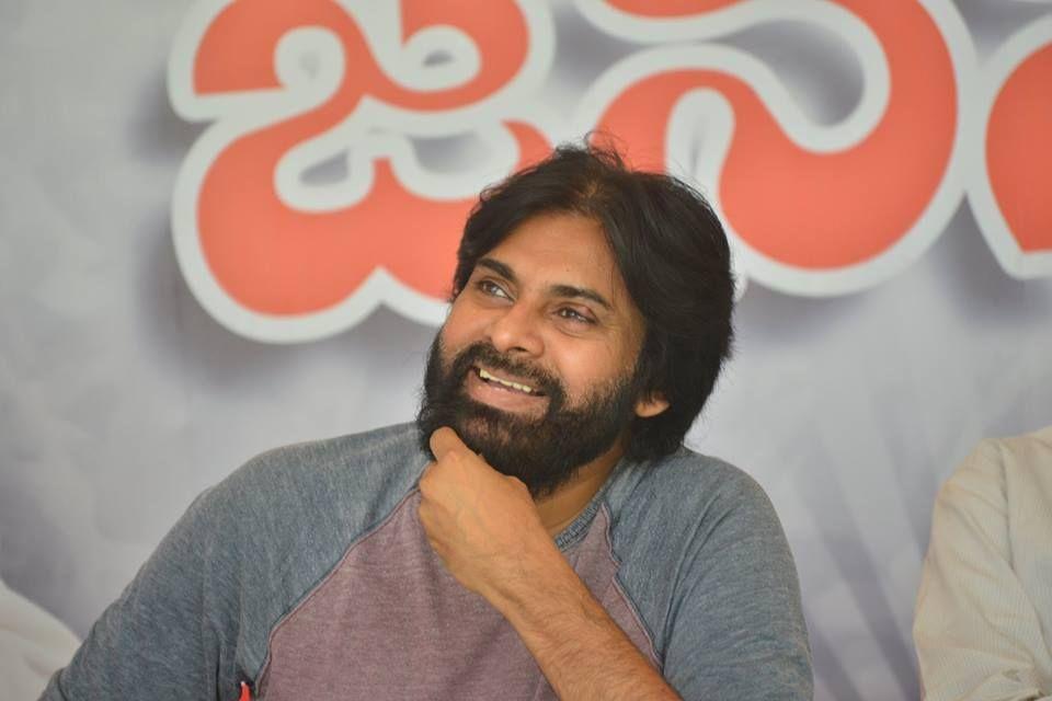 JanaSena Chief Pawan Kalyan at Andhra Pradesh Land Expatriates