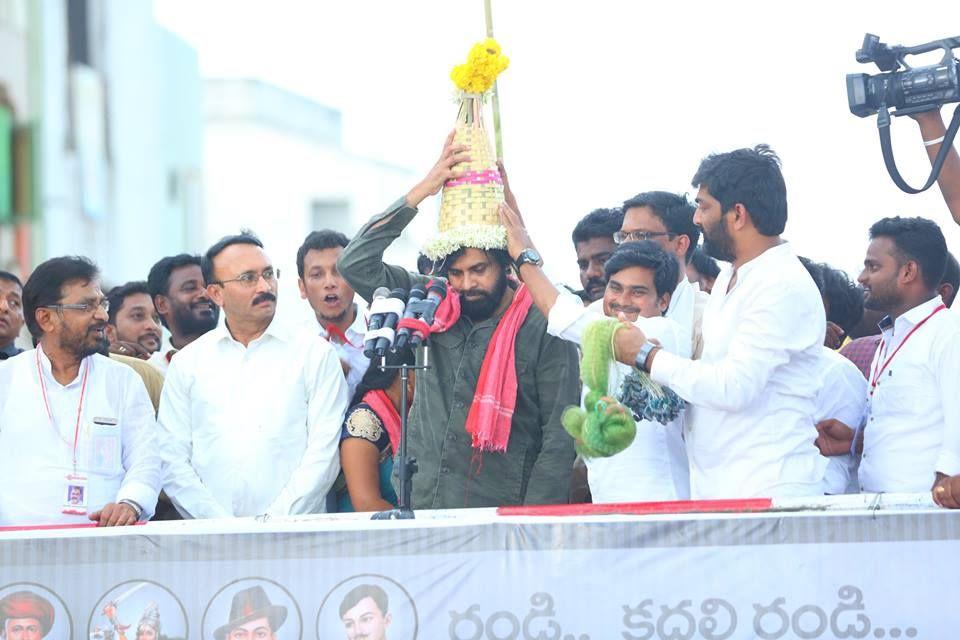 JanaSena Chief Pawan Kalyan at Bheemili public meeting