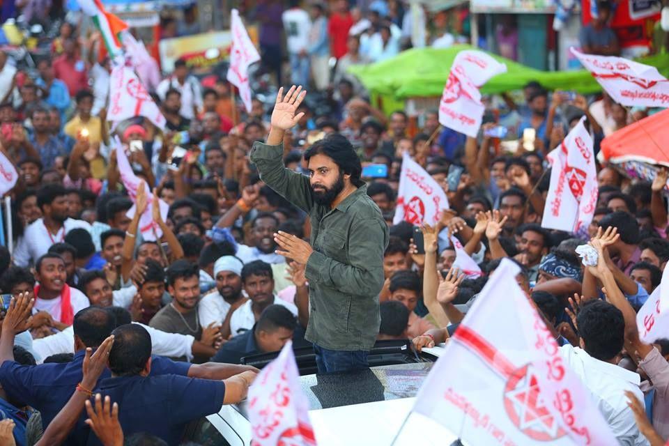 JanaSena Chief Pawan Kalyan at Bheemili public meeting